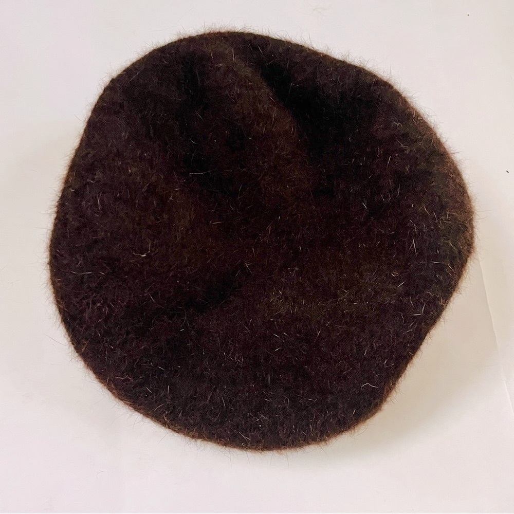 Vintage Chocolate Brown Beret Hat